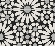 Retro dlažba Elios Deco Anthology Etnic B B&W 20x20
