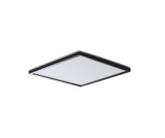 Miledo Azpo Stropní Led Svítidlo, 300x300mm, 17,5w, 3000/4000/6000k, Ip54, černá Mat