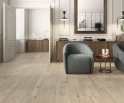Dlažba jako dřevo Navarti Fanlo Haya 23x120 Matt. Rett. - béžová