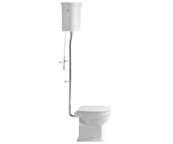 Gsi Classic Wc Mísa S Nádržkou, Zadní Odpad, Bílá-chrom