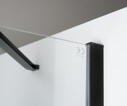 Polysan Zoom Black Obdélníkový Sprchový Kout 1200x900mm L/p Varianta