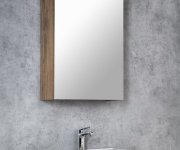 Aqualine Kawa Strip Galerka S Led Osvětlením 50x70x22cm, Dub Emporio