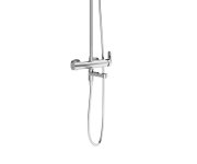 Sprchový sloup posuvný DS 092.00 - DS 092.00CR Sprchový sloup netermostatický, posuvný, s výtokem a sprchovým setem, chrom X07P642