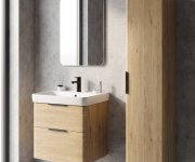 Aqualine Deneb Umyvadlová Skříňka 56,5x55x43,5cm, Dub Emporio