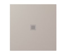 Polysan Treneca Vanička Z Litého Mramoru S Možností úpravy Rozměru, 100x100cm, Béžová Mat