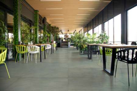 Restaurace se zelenou dlažbou Gambini D_Project