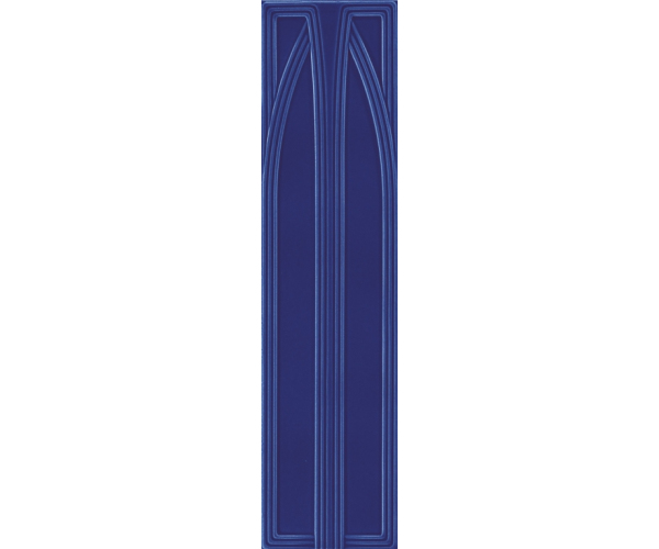 Retro dekor Grazia Epoque Belvedere Cobalt Craquele 20x80 - modrá