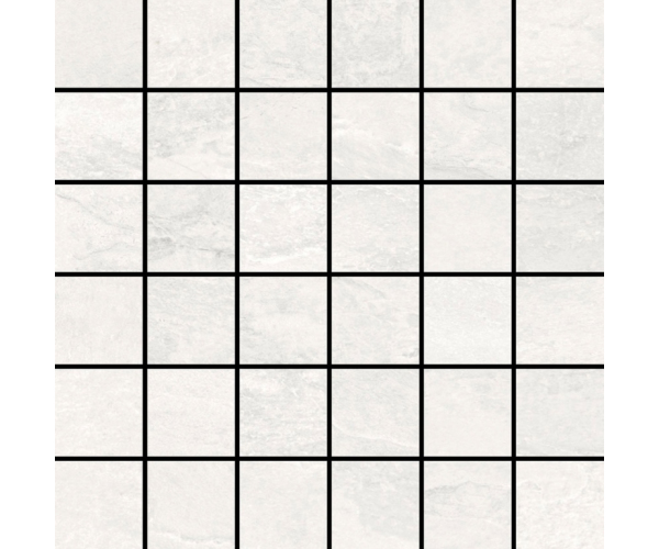 Mozaika jako kámen Aleluia Ceramicas Rock Mosaic Shell 29,5x29,5 - bílá