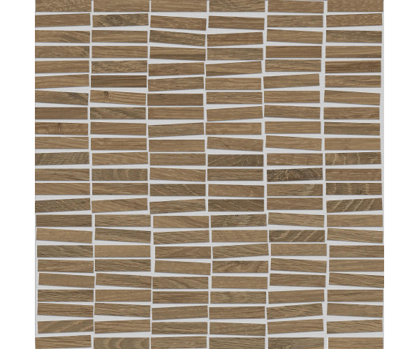 Mozaika jako dřevo EdimaxAstor Groove Autumn Mosaico Tatami 30x30 Matt. Rett. - hnědá