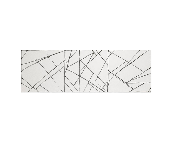 Vzorovaný dekor APE Click Decor Click Art II White 40x120 