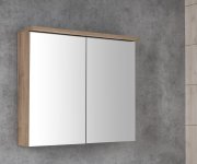 Aqualine Kawa Strip Galerka S Led Osvětlením 80x70x22cm, Dub Emporio