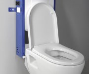Aqualine Závěsné Wc Nera S Podomítkovou Nádržkou A Tlačítkem Geberit, Bílá