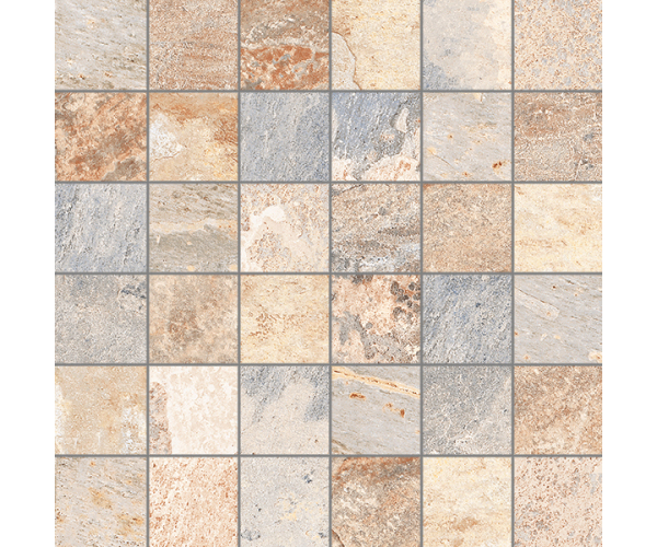 Mozaika jako kámen EdimaxAstor Slaty Mosaico (5x5) Ochre 30x30