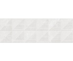 Azuvi Hauteville Carved White 25x75 Mat.