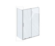 Pevná stěna Roll ROPS - ROPS 90, lesk+transparent X90V70C00Z1