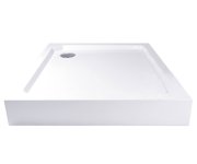 Mereo Kora Lite Sprchový Set: Sprchový Kout 90x90x185 Cm, Chrom Alu, Sklo čiré, 90 Cm, Vanička, Sifon