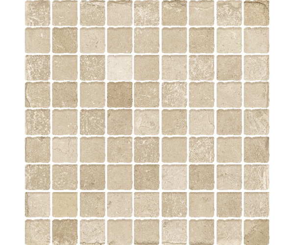 Mozaika jako beton Cerdomus Effetto P. di Ostuni Mosaico Sabbia Nat. 30x30 - béžová