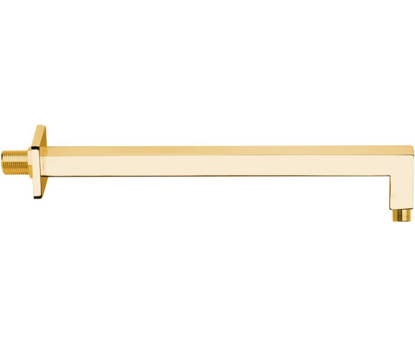 Sapho Sprchové Ramínko Hranaté, 400mm, Zlato