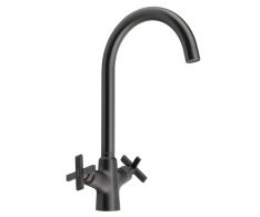 Sapho Xella Stojánková Dřezová Baterie, Gun Metal