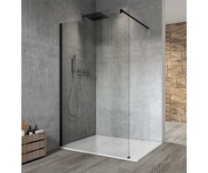 Gelco Vario Black Jednodílná Sprchová Zástěna K Instalaci Ke Stěně, čiré Sklo, 1300 Mm