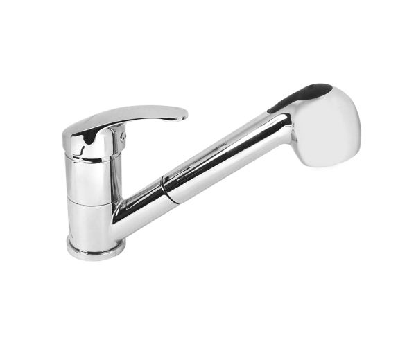 Mereo Dřezová Stojánková Baterie, Sonáta, S Výsuvnou Sprchou, Chrom