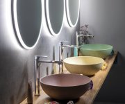 Sapho Viso Kulaté Zrcadlo S Led Osvětlením ø 90cm
