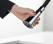 Sapho Hebe Stojánková Dřezová Baterie Se Sprškou, Chrom