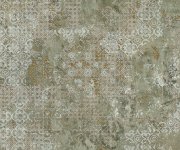 Vzorovaná dlažba Aparici Rug Green 100x100 Nat. Rett.