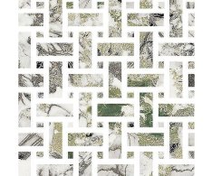 Fioranese Sound of Marbles Mosaico WEAVE Screziato Vivace 30x30 Luc. Rett.