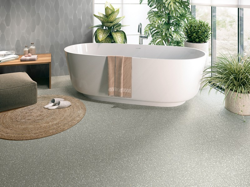 Realizace TERRAZO GREY AMB 1