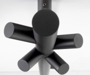 Sapho Pasador Elektrický Sušák Ručníků, Kulatý, 150x1500mm, 30 W, Gun Metal