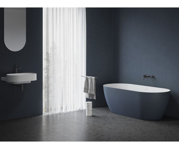 Vana Freedom O Tec - Vana Freedom O Tec 170x77 volně stojící, Deepsea Blue/bílá, kryt