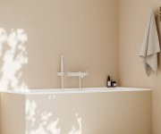 Držák sprchy Chrome - 611.10WV Držák sprchy, polohovatelný, White Velvet X07P686