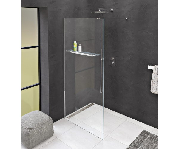 Polysan Modular Shower Jednodílná Zástěna Pevná K Instalaci Na Zeď, S Otvory Na Drž
