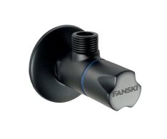 Rohový Ventil Black S Keram.vrškem 1/2"x 3/8" Sítko, Modrý - Fanski