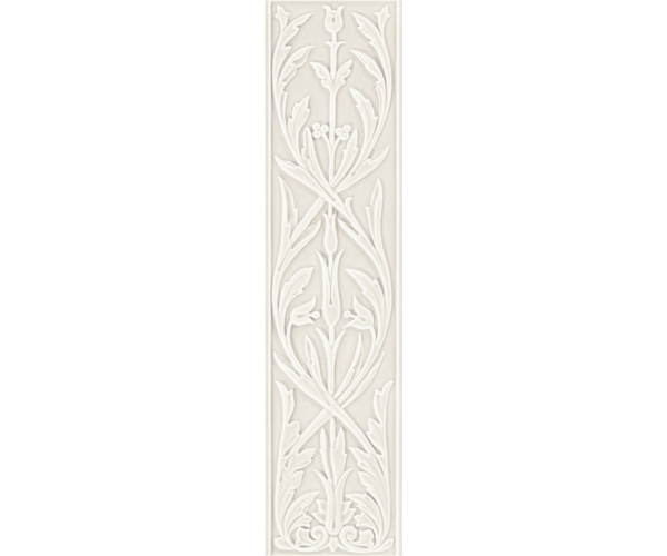 Retro dekor Grazia Epoque Ermitage Bianco Craquele 20x80 - bílá