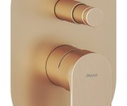 Podomítková baterie Eleganta, s automatickým přepínačem - EL 061.60RGB.O2 Podomítková baterie 2-cestná s tělesem, růžové zlato kartáčované X070372