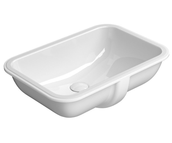 Gsi Pura/classic Keramické Umyvadlo Pod Desku 38x55cm, Bílá Extraglaze