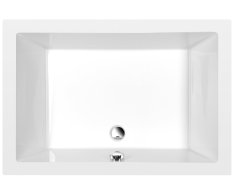 Polysan Deep Hluboká Sprchová Vanička, Obdélník 110x75x26cm, Bílá
