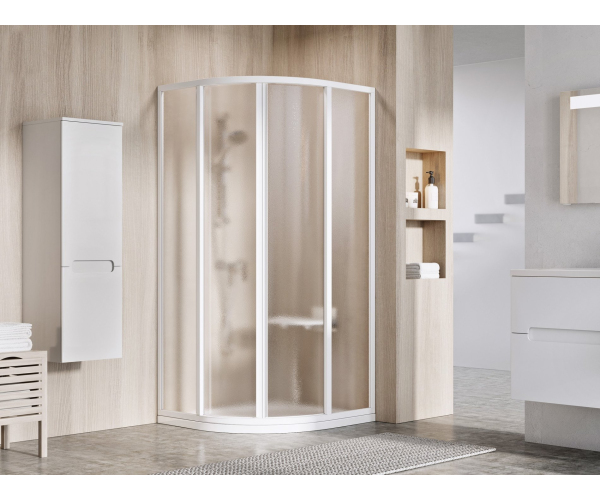 Sprchový kout Supernova SKCP4 - SKCP4 80x80, 195 bílá+grape