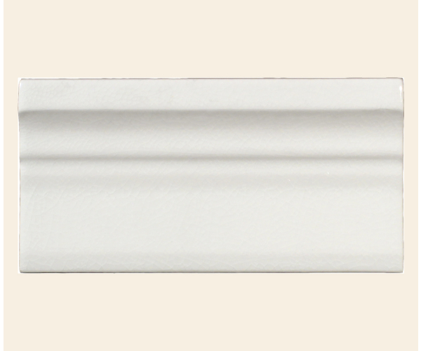 Retro obklad Grazia Boiserie Finale Beige 10x20 Matt. - bílá