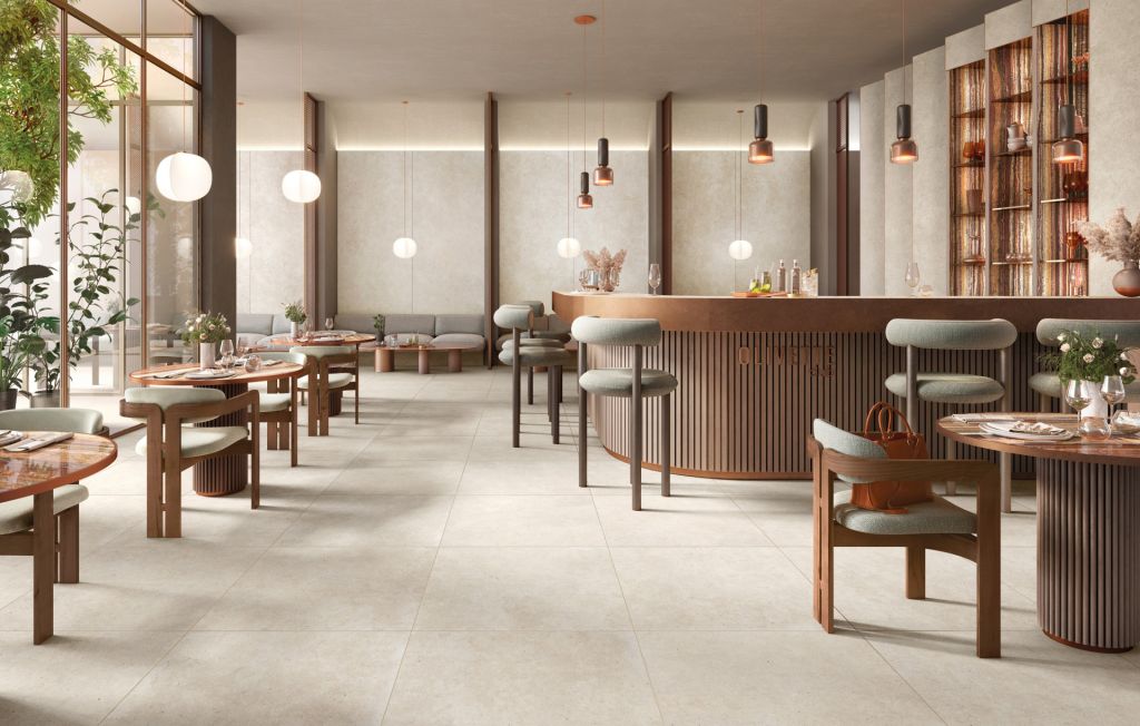 Realizace Restaurace s moderním interiérovým designem ze série Mirage Elysian
