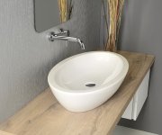Isvea Sistema Keramické Umyvadlo 75x42cm, Bílá