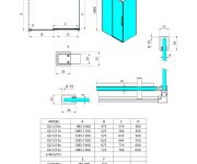 Gelco Luxor Gold Matt čtvercový Sprchový Kout 1000x1000mm L/p Varianta