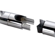 Posuvný Držák - Jezdec S Technologií Eclip, Ke Sprchové Tyči Průměr 18-24 Mm, Plast-chrom SAGI+DRZAK-5