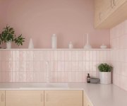 Obklad Equipe La Riviera Rose 6,5x20 - růžová