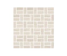 Coem Wide Gress++ Versatile Vein Mosaico Bricks 2x5 Bianco 30,2x30,2 Luc. Rett.