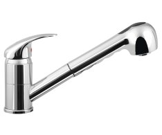 Aqualine Kasiopea Stojánková Dřezová Baterie S Výsuvnou Sprškou, Chrom