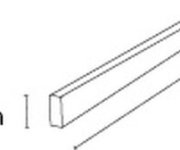 Schodovka jako dřevo APE Alabama Remate Peld. Recto Quercia 3,2x33 Rett. - hnědá