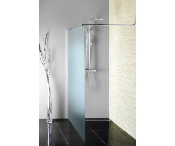 Aqualine Walk-in Zástěna Jednodílná K Instalaci Na Zeď, 800x1900 Mm, Sklo Brick